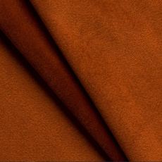 Velúrová poťahová látka Velluto 33, farba hrdzavá metráž 145 cm    