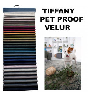 Vzorkovník velúrových látok Tiffany