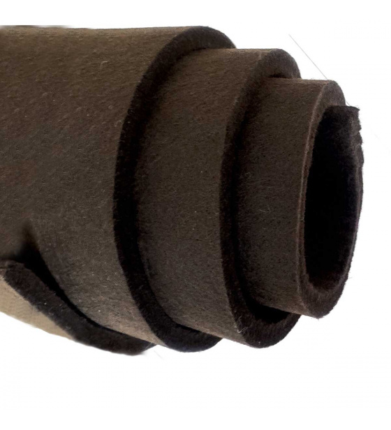 Technický filc 10 mm, farba Hnedá, metráž 150 cm