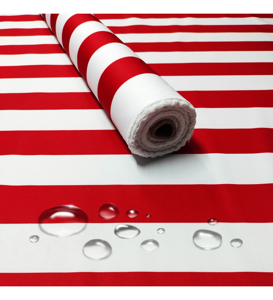 Vodu odpuzující látka barva PROUŽKY ČERVENÉ