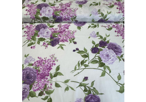 Bavlnené látky vzor Kvietky na Žlutom, metráž 160 cm Bavlnené látky vzor Kvietky na Žlutom, metráž 160 cm