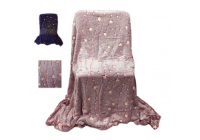 Deka svietiace nebo, farba bordová 150 x 200 cm