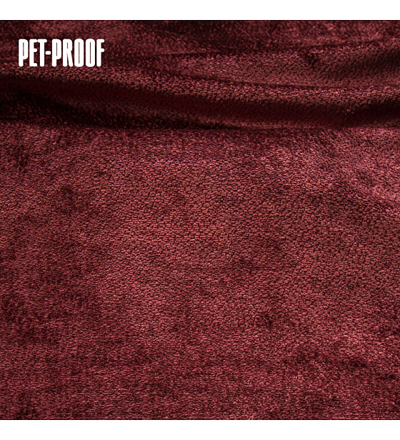 Velúrová poťahová látka Aphrodite Chianti na nábytok, metráž – Pet Proof