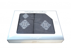 Sada uterákov Froté 3 ks, farba Grafitová