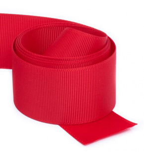 Rypsová stuha, farba Červená 30 mm balenie 50 m