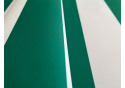 Nepremokavá látka, farba zelené prúžky, metráž 160 cm      