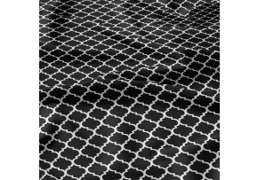 Bavlnená látka vzor marokko, farba čierna 279, metráž 160 cm