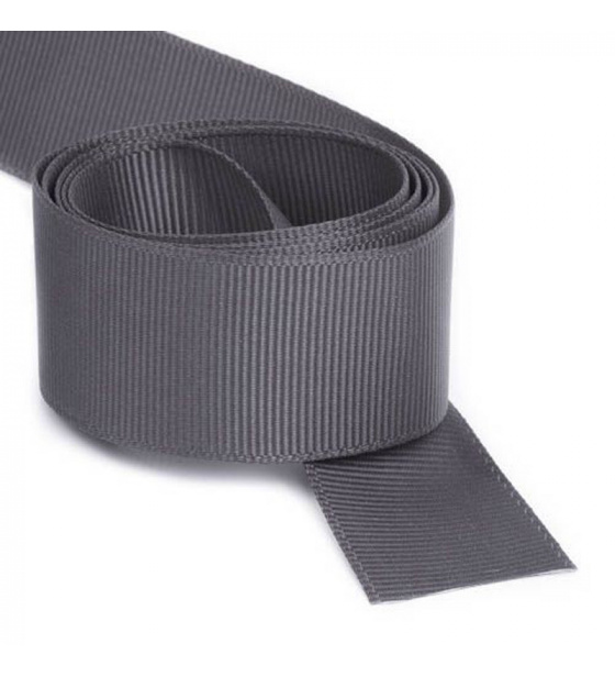 Rypsová stuha, farba Grafitová, 30 mm balenie 50 m
