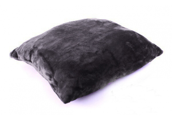 Obliečka na vankúš z Velúru, farba Grafitová, 40x40 cm