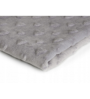 Minky srdiečka farba sv. šedá 08