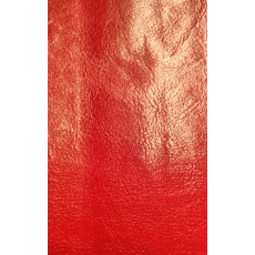 Ekokoža glazovaná, farba červená, metráž 140 cm 