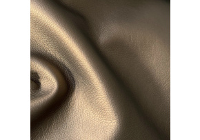 Ekokoža Soft glazovaná, farba Hnedá, metráž 140 cm