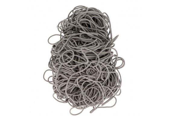 Guľatá guma 3 mm, farba šedá