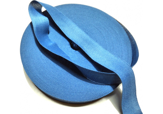 Lemovací proužek  PES 25 mm  barva modrá