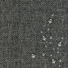 Nepremokavá látka imitujúca ľan 202, farba tmavo šedá, metráž 160 cm    