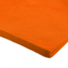 Dekoračný filc 3 mm, farba pomerančová, metráž 150 cm  