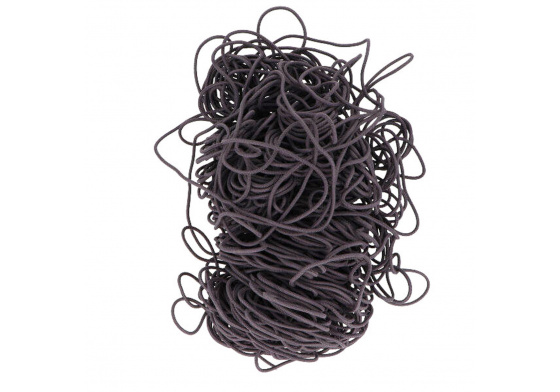 Guľatá guma 3 mm, farba grafitová