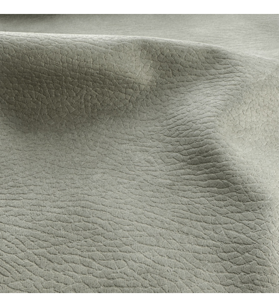 Eco-leather Largo Light Grey, upholstery fabric on a backing, coarse, by the meter