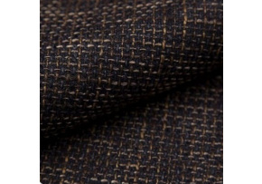 Čalúnnická poťahová látka Nevada 88, farba čierno-hnedá, metráž 140 cm  