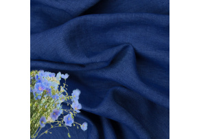 Ľanová prírodná látka Júlia farba granátová 154 gr/m2 6396