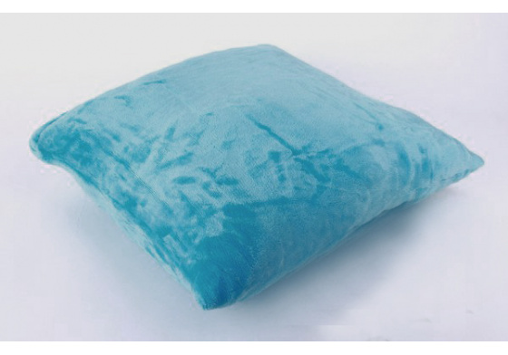 Obliečka na vankúš z mikroplyšu UNI, farba Tyrkysová, 40x40 cm