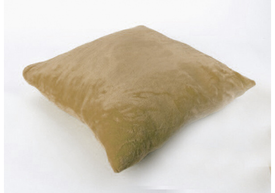 Obliečka na vankúš z mikroplyšu UNI, farba Cappuccino, 40x40 cm