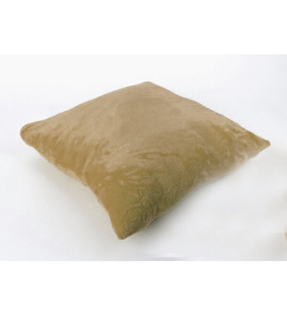 Obliečka na vankúš z mikroplyšu UNI, farba Cappuccino, 40x40 cm