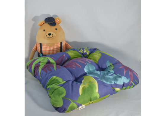 SEDÁK džungle na černém 38X38