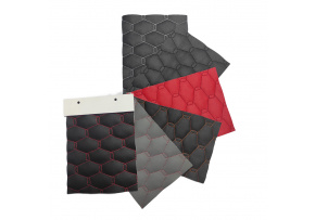 Vzorkovník poťahových látok Ekokoža prešívaná vzor GEO