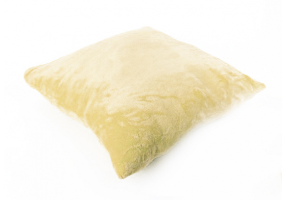 Obliečka na vankúš z mikroplyšu UNI, farba Kremová, 40x40 cm