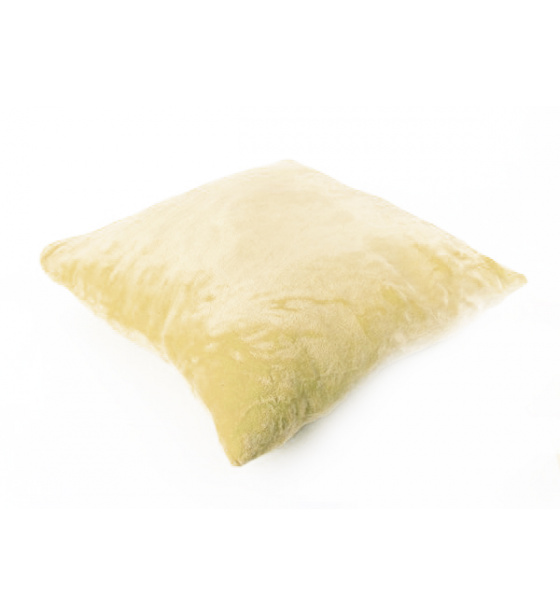 Obliečka na vankúš z mikroplyšu UNI, farba Kremová, 40x40 cm