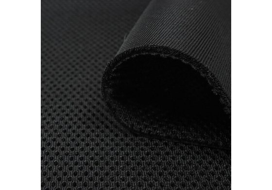 3D Sieťovina pletená, farba čierna, 4mm, 400 gr/m2 