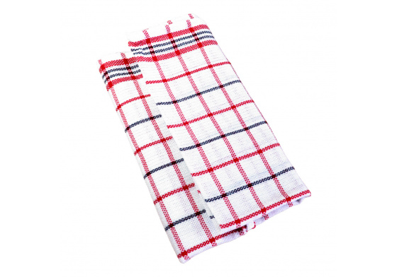 Kuchyňská utěrka 1 ks Kostička červená, 65x48 cm