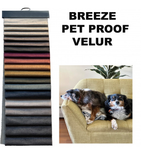 Vzorkovník velúrových látok Breeze