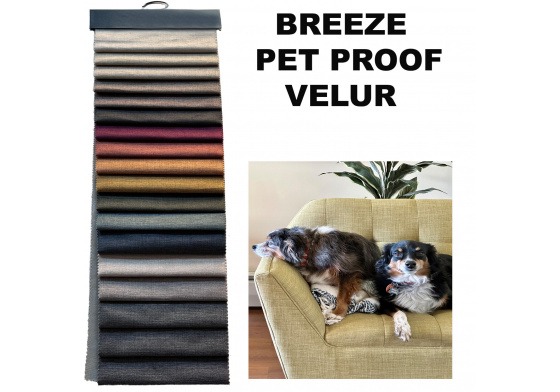 Vzorkovník velúrových látok Breeze