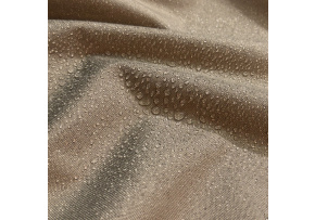 Nepremokavá látka Oxford 21, farba kávová, metráž 160 cm   