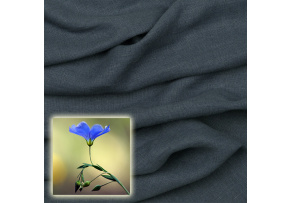 Ľanová prírodná látka Oskar farba Granátová 265 gr 