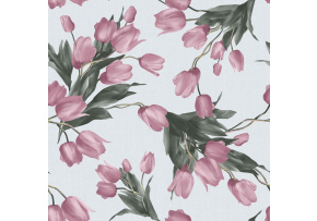 Velúrová poťahová látka s potlačou vzor 401054-104