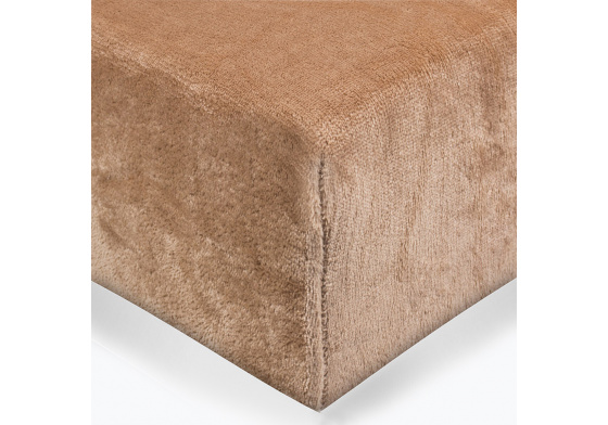 Prostěradlo mikroflanel barva hnědá 180x200