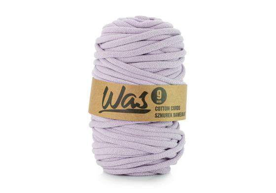 Bavlněná šňůra 9mm, 50m, lila 130