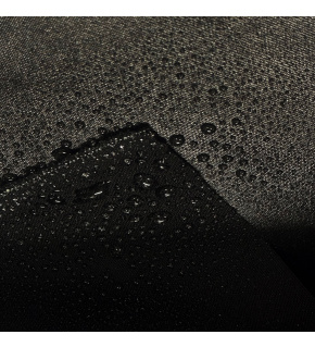 Nepremokavá látka Kodura Nylon 1000D, farba čierna, metráž 150 cm
