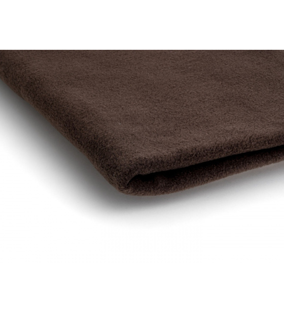 Microfleece farba tm. hnedá 06