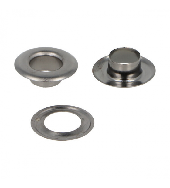 Kovové priechodky 10 mm Chróm - 10 ks