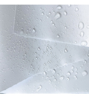 Nepremokavá látka Premium, farba Biela, metráž, 160 cm    