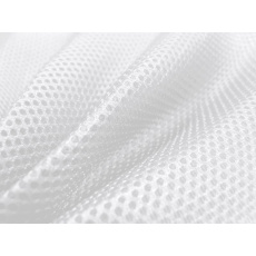 3D Sieťovina pletená, farba biela, D501