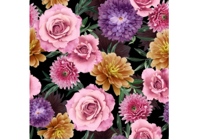 Velúrová poťahová látka s potlačou vzor 401146-104