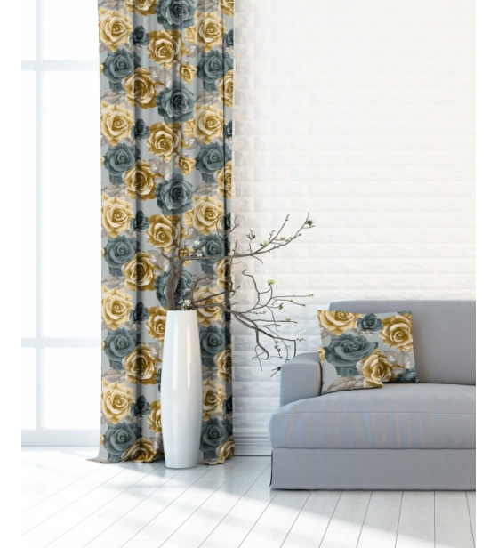 Dekorační látky na závěsy vzor 391186-102