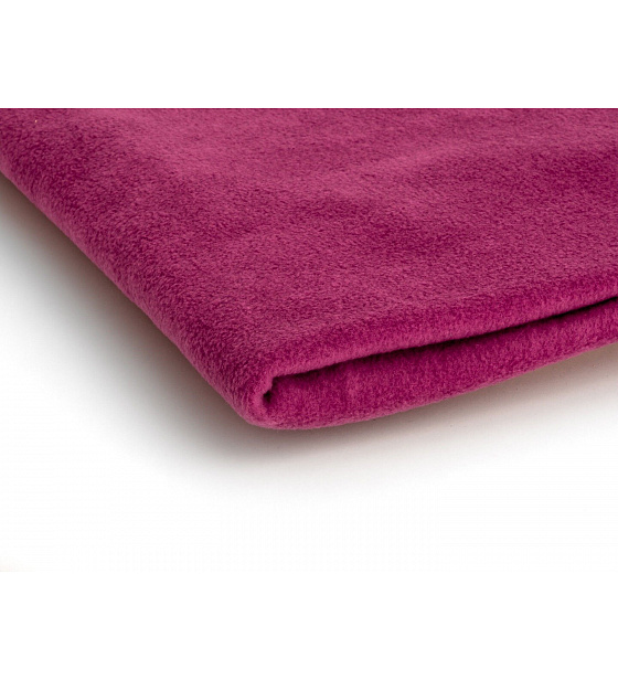 Látka Microfleece barva fukcia  1,55 m x 0,33 m
