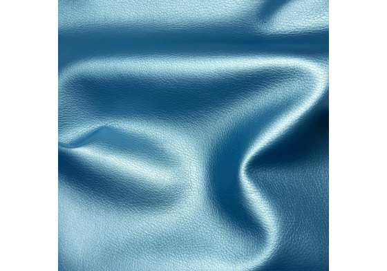 Ekokoža Soft glazovaná, farba Modrá, metráž 140 cm