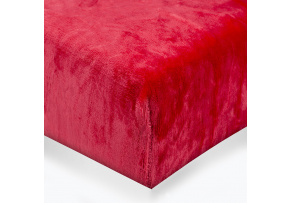 Posteľná plachta mikroflanel, farba červená 140x200 cm Posteľná plachta mikroflanel, farba červená 140x200 cm
